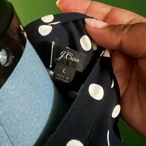 J.Crew Polka Dot Blouse